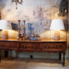 Grande console à tiroirs en chêne Angleterre - période George III