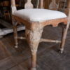 Fauteuil de bureau baroque Suédois, patine blanche ca.1800 – Image 4