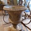 PAIRE DE VASES EN PLOMB MOTIF CAMELIA - FRANCE XIXE – Image 7