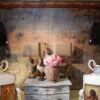 Grande toile peinte d'époque XVIIIe - tons pastels – Image 6