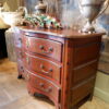 Commode Régence en chêne peint rouge sang de boeuf et pieds sabots, France - sud-ouest ca.1720 – Image 11