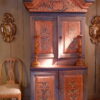 Buffet baroque Suédois en bois peint polychrome ca.1825