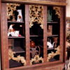 Meuble étagère ou bibliothèque en bois peint - Italie fin XIXe – Image 2