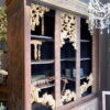 Meuble étagère ou bibliothèque en bois peint - Italie fin XIXe – Image 4