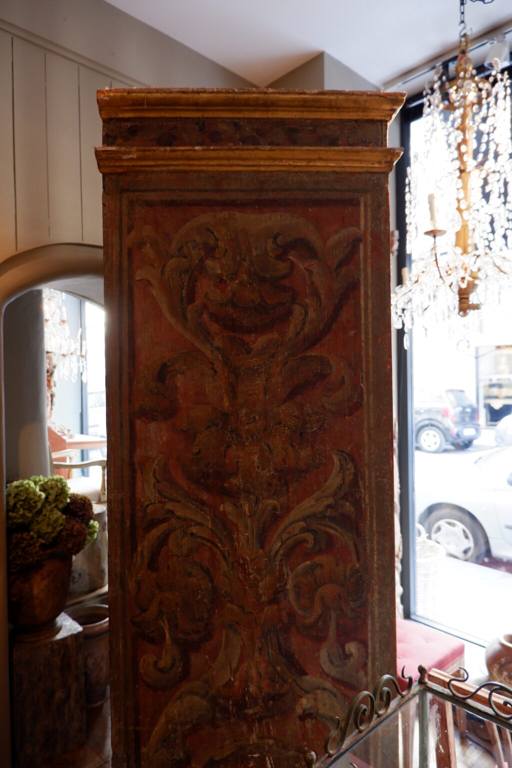 Painted wood shelving unit or bookcase - Italy late 19th century - Image 6