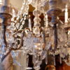PAIRE DE GRANDS LUSTRES ITALIEN EN VERRE SOUFFLE ET CRISTAL MILIEU XIXE – Image 10