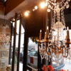 PAIRE DE GRANDS LUSTRES ITALIEN EN VERRE SOUFFLE ET CRISTAL MILIEU XIXE – Image 11