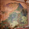 Paravent japonais à deux feuilles de la période Taisho-showa "paysage de montagne" début XIXe – Image 13
