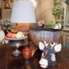 Paire de terrines en porcelaine "têtes de cerfs" par la manufacture italienne - fin XIXe – Image 4