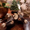 Paire de terrines en porcelaine "têtes de cerfs" par la manufacture italienne - fin XIXe