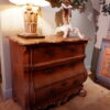 Petite commode bombée en chêne pieds griffes d'oiseaux -milieu XIXe – Image 8