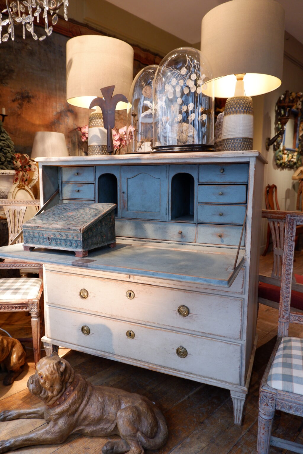 Commode secrétaire patine d'origine- milieu du XIXe