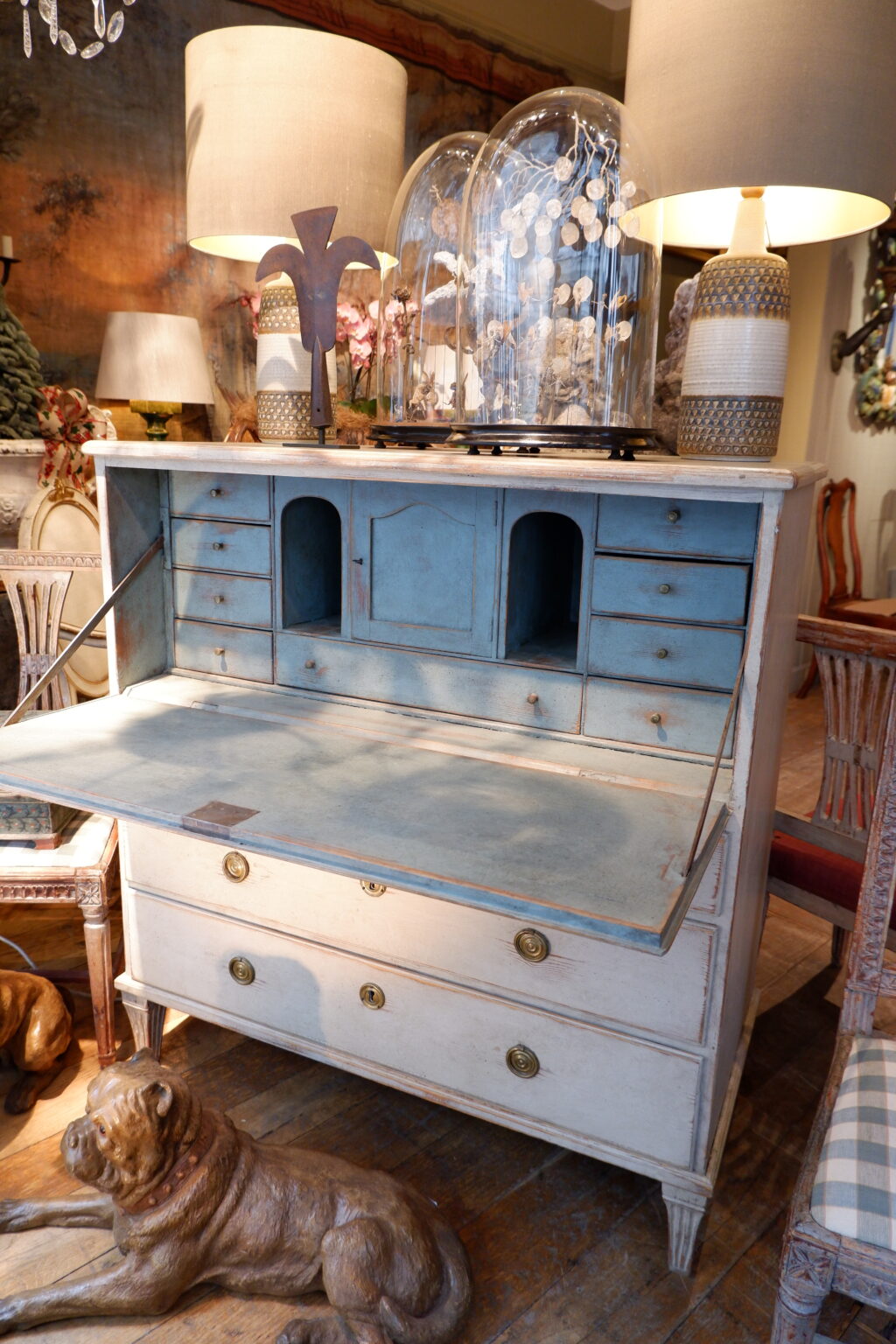 Commode secrétaire patine d'origine- milieu du XIXe – Image 7
