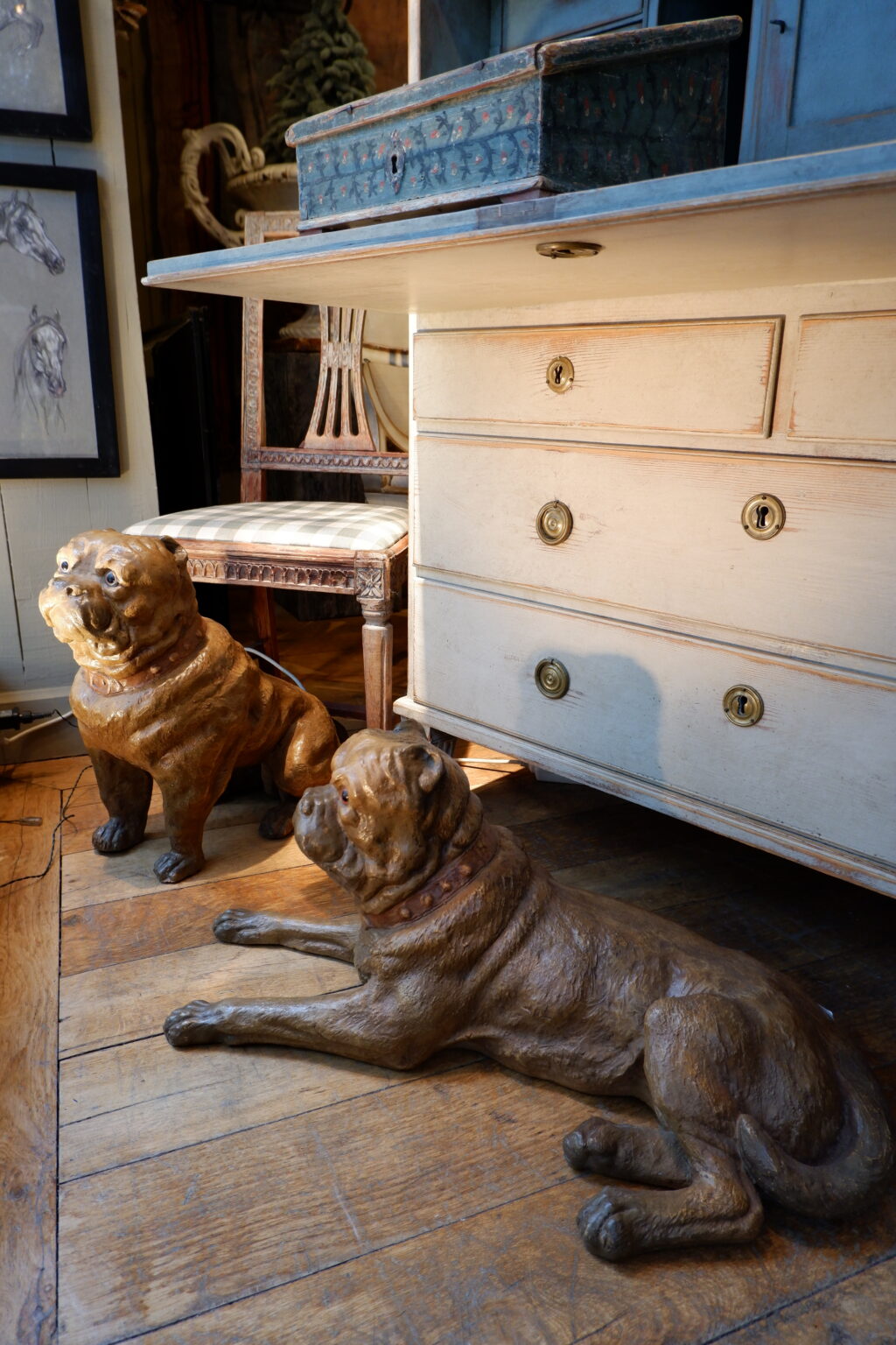 Commode secrétaire patine d'origine- milieu du XIXe – Image 6