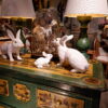 Commode d'époque Louis XVI décor naturaliste d'oiseaux et scènes paysannes en Arte Povera ca.1800 – Image 7