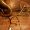 Guéridon branche patine bronze & plateau en verre – Image 4
