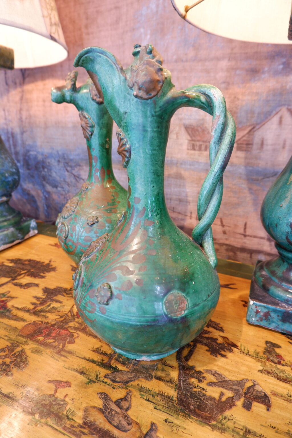 Paire de verseuses dites "demoiselles d'Avignon" fin XIXe – Image 6