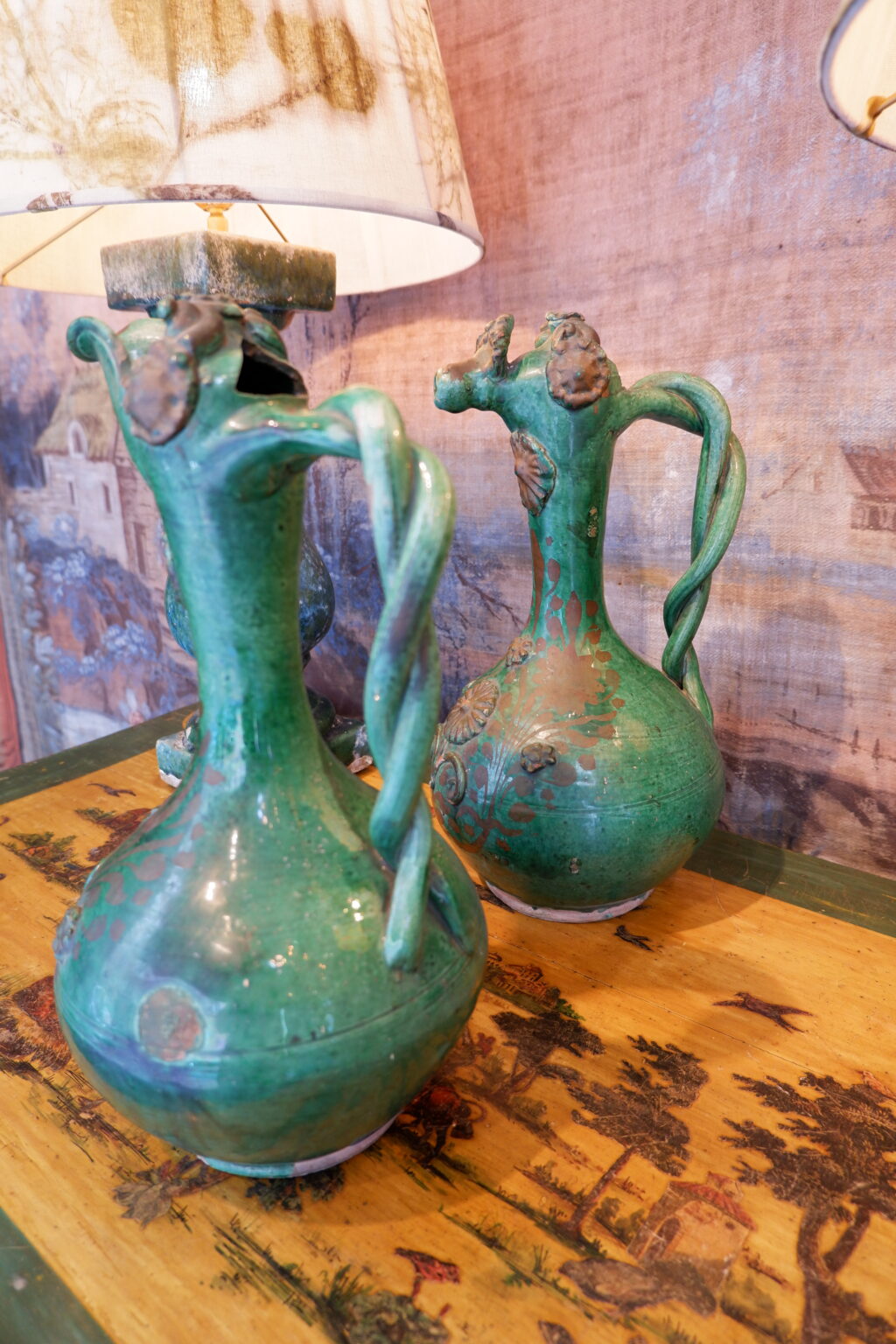 Paire de verseuses dites "demoiselles d'Avignon" fin XIXe – Image 5