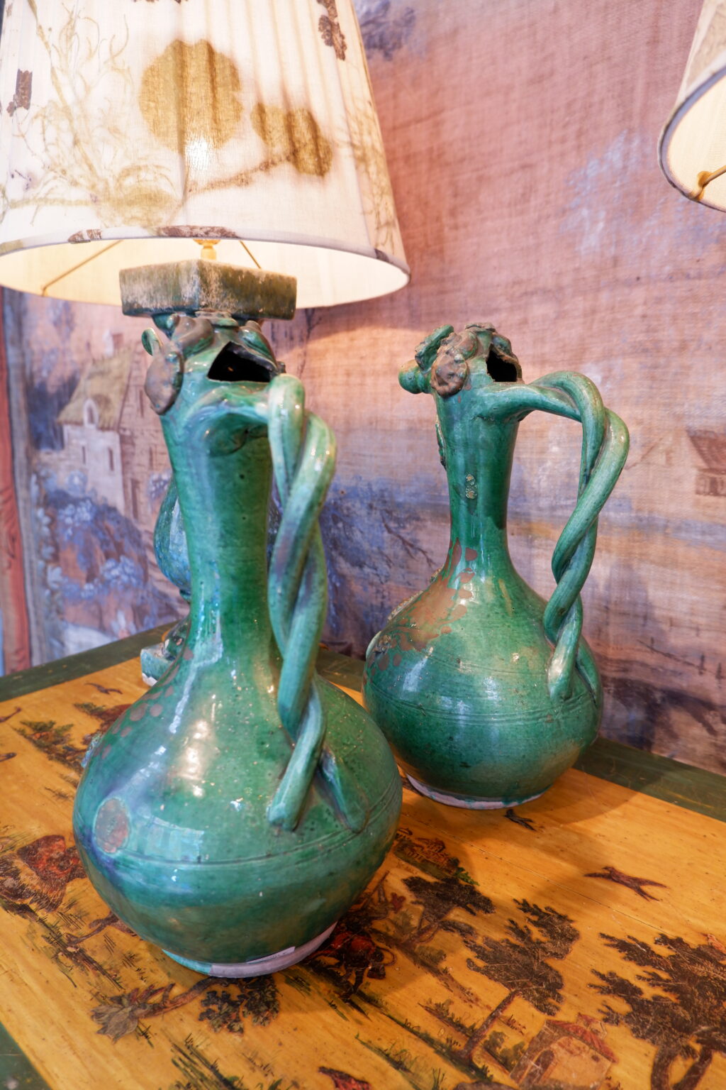 Paire de verseuses dites "demoiselles d'Avignon" fin XIXe – Image 9