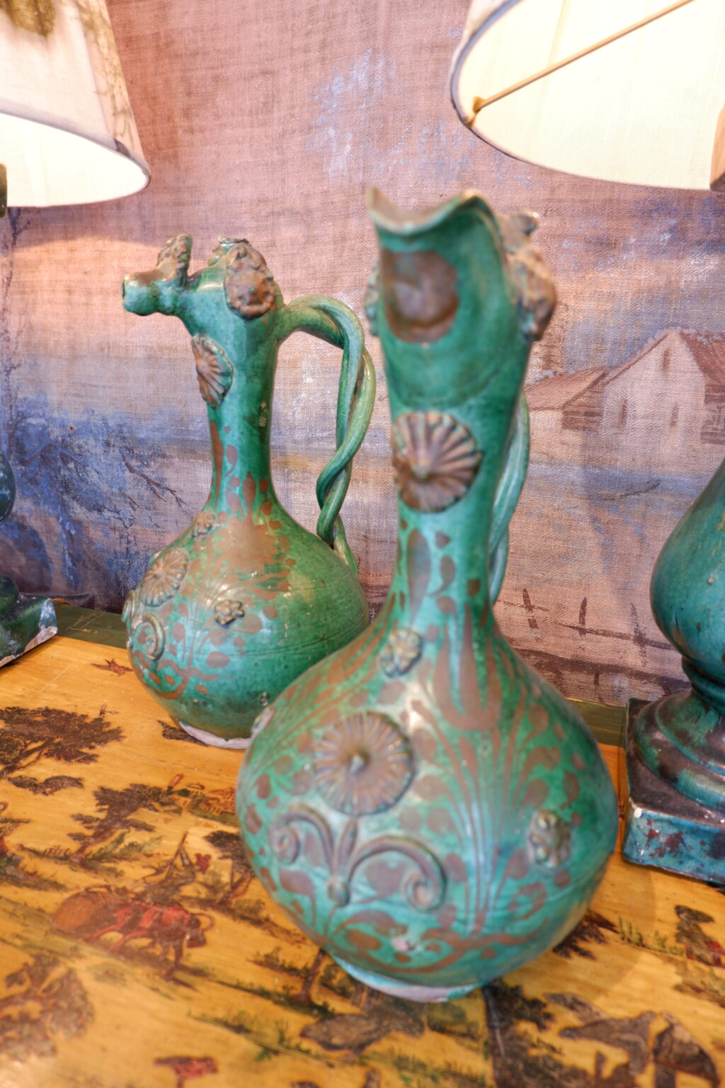 Paire de verseuses dites "demoiselles d'Avignon" fin XIXe – Image 7