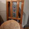 Chaise provinciale baroque Suédoise en bois peint ca.1800 – Image 7