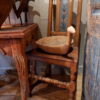 Chaise provinciale baroque Suédoise en bois peint ca.1800 – Image 3