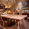 TABLE A DINER OU BUREAU EN CHENE SABLE CA.1960 – Image 2