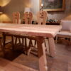 TABLE A DINER OU BUREAU EN CHENE SABLE CA.1960 – Image 3