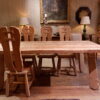 TABLE A DINER OU BUREAU EN CHENE SABLE CA.1960 – Image 7