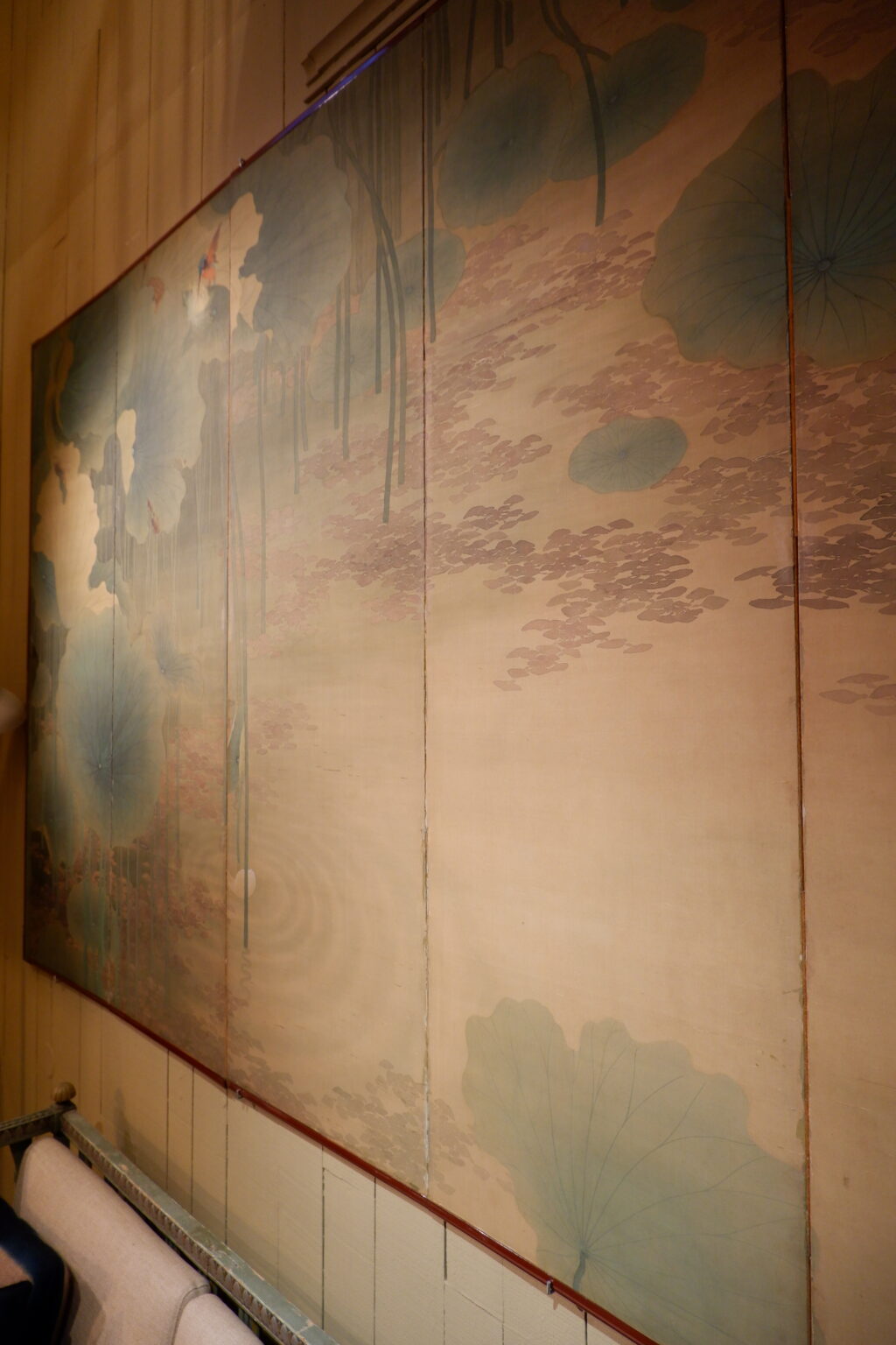 Paravent Japonais à 6 feuilles motif peint sur soie fin XIXe – Image 5