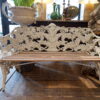 Banc de jardin "Fougères" en fonte blanche - Suède ca.1900 – Image 3