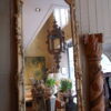Grand miroir Louis XV au mercure cadre en bois sculpté polychrome -France  XVIIIème siècle – Image 4
