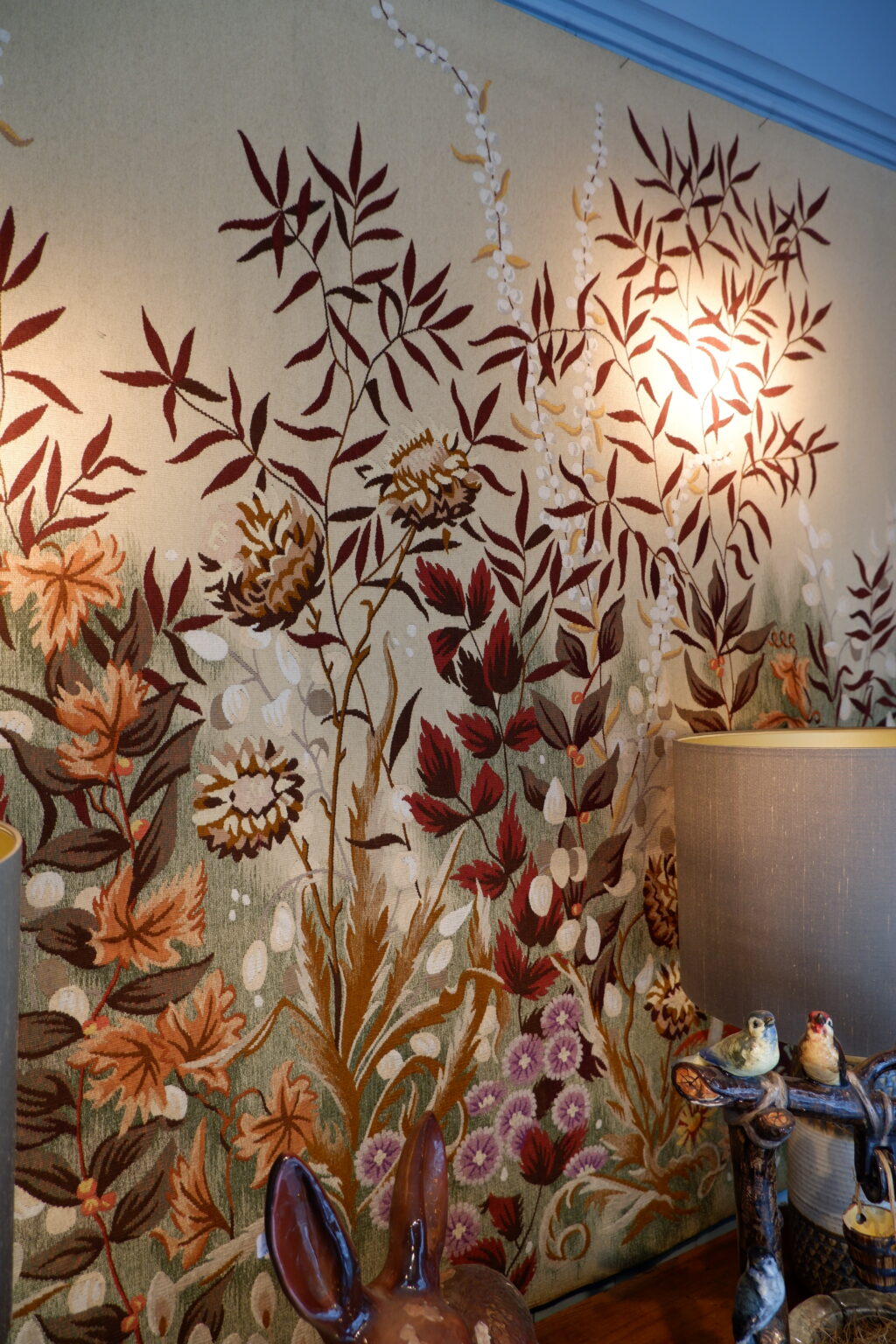 Tapisserie d'Aubusson par Gaston Thiery "paysage de fleurs" ca.1970 - N°5/6 – Image 3