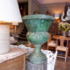 Suite de 3 grands vases  pied douche en terre-cuite émaillée de Castelnaudary - fin XVIIIe – Image 2