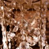 Petit lustre lanterne cage laiton doré & cristal taillé- Style gustavien fin XIXe – Image 2