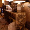 Grande console chinoise laque ancienne oxydée - Région du Shanxi Fin XIXe – Image 2