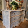 Commode provençale double galbe patine bleue pâle ca.1880 – Image 4