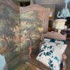 Paravent à 2 feuilles toile peinte à décor de "Moulin dans un décor de verdure" - Travail Français fin XVIIIe – Image 6