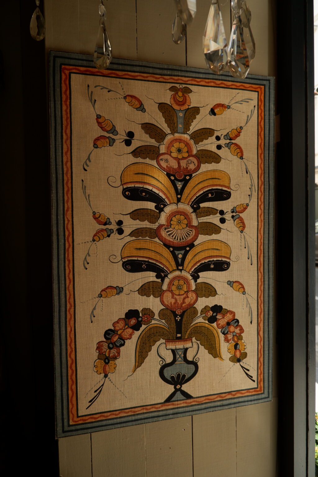 Tissu Bonad imprimé d'après les motifs des gravures suédoises de Jobs – Image 3