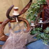 Grand bougeoir en cornes de renne sculpté - Folk-art suédois ca.1900 – Image 2