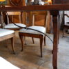 Grande table en noyer entretoise en fer forgé XIXe – Image 6