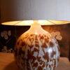 Grande lampe boule décor fleurs de trèfles par Carl Harry Stalhane ca.1960 – Image 4