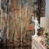 Grande toile peinte d'époque XVIIIe - Provence -