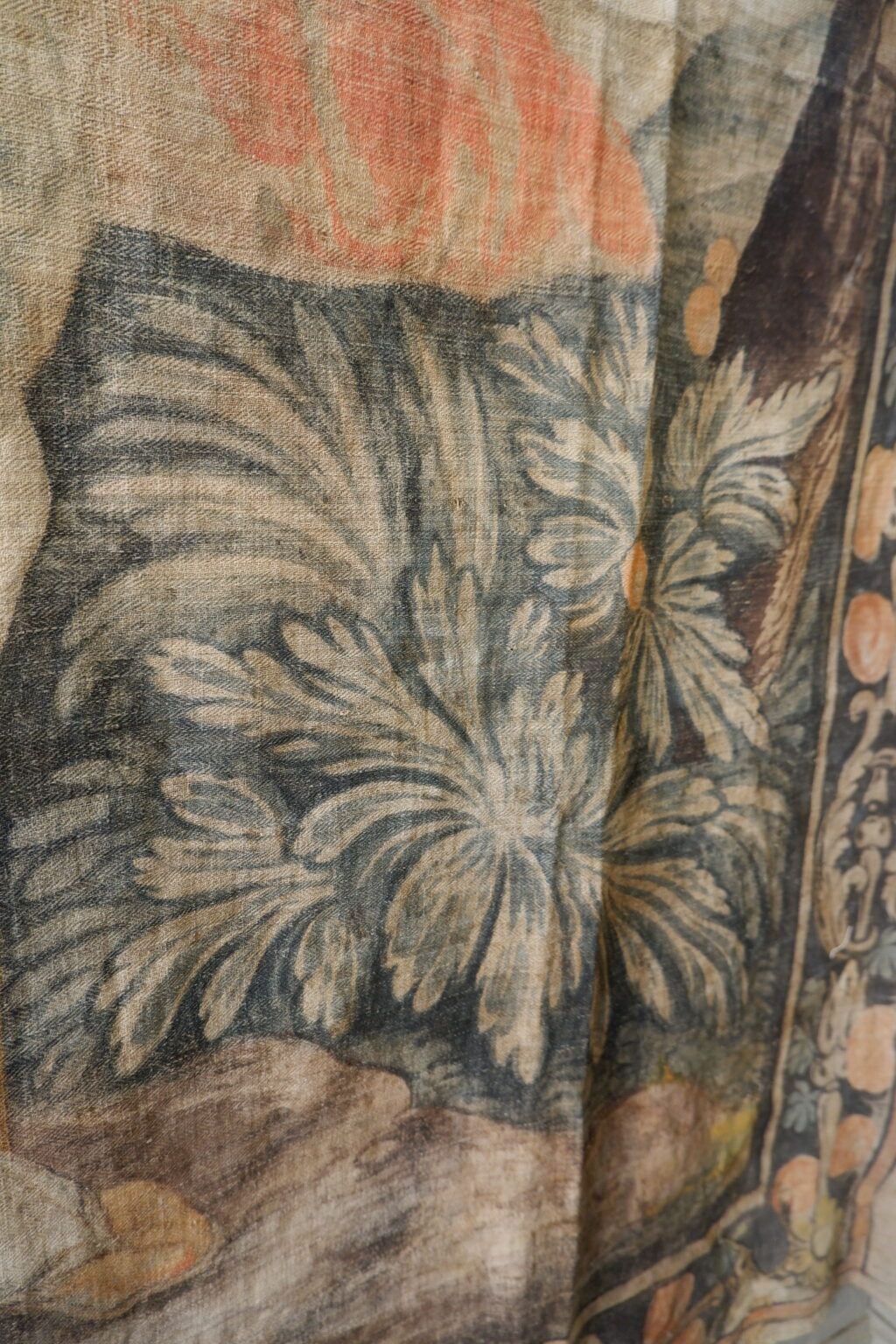 Grande toile peinte d'époque XVIIIe - Provence - – Image 6