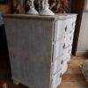 Grande commode aux oiseaux patine blanche XIXe – Image 8