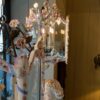 Paire de lanternes en porcelaine peinte de Bassano - Italie XIXe – Image 8