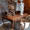 Bureau Louis XV à gradin en noyer sculpté - France époque fin XVIIIe – Image 4