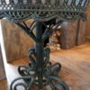 Grande jardinière en rotin tressé bleu canard - Fin XIXe – Image 7