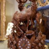 Grande horloge en bois sculpté " forêt noire" fin XIXe – Image 6