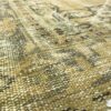 Tapis en laine tissé main vintage jaune – Image 5